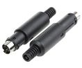 DIN Connector, 1A, 100V, 4 Poles, Plug Pack of 5 pieces